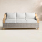 Carlton 78" Wide Patio Sofa with Cushions