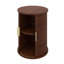 Ensemble de 2 tables basses rondes avec porte tambour ronde Mid-Century-608692832