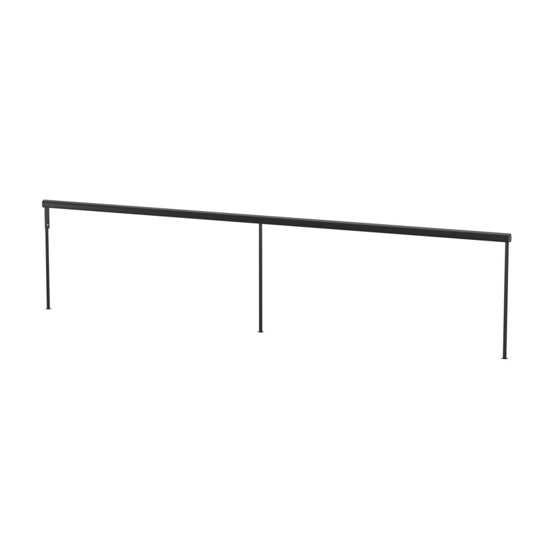 Sobre LED Desk Table Lamp, Metallic Black, 19.38" H x 92" W x 1.26" D
