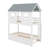 Twin Size House Bunk Bed With Trundle