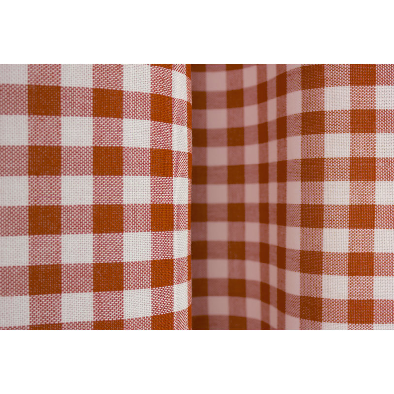 Montilly Pencil Pleat Room Darkening Curtains, 115 W x 145 D cm, Red/White