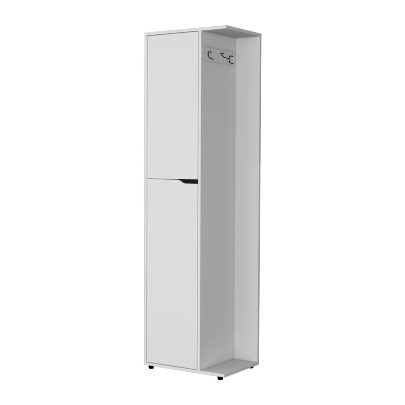 Armoire blanche à 2 portes