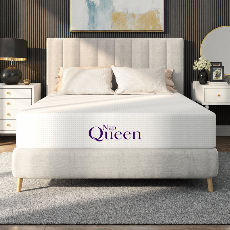 LUMERIS 6 Inch Full Size Memory Foam Mattress - Medium Firm Cooling Charcoal Foam, Spine Support for Stomach Sleepers, Ships in a Box
