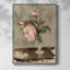 «Vintage Floral Print», impression encadrée - bois massif-279506627