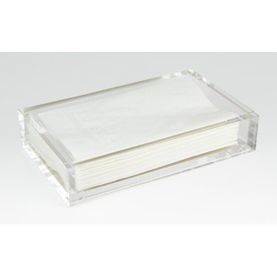 Porte-serviettes plat lucite cocktail