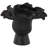 Aceves Floral Inspired Abstract Vase With Linear Grooves-1169312310