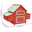 Brashear Chicken Coop 150x96x110 cm Solid Firwood-64837132