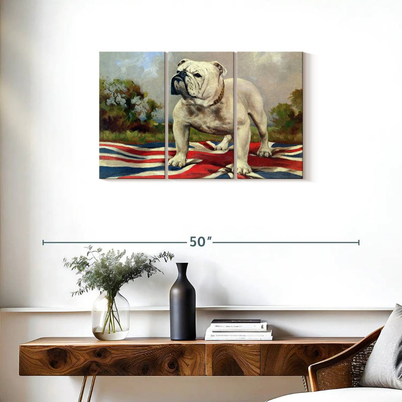 British Bulldog Poise, H 20 po x l 33 po