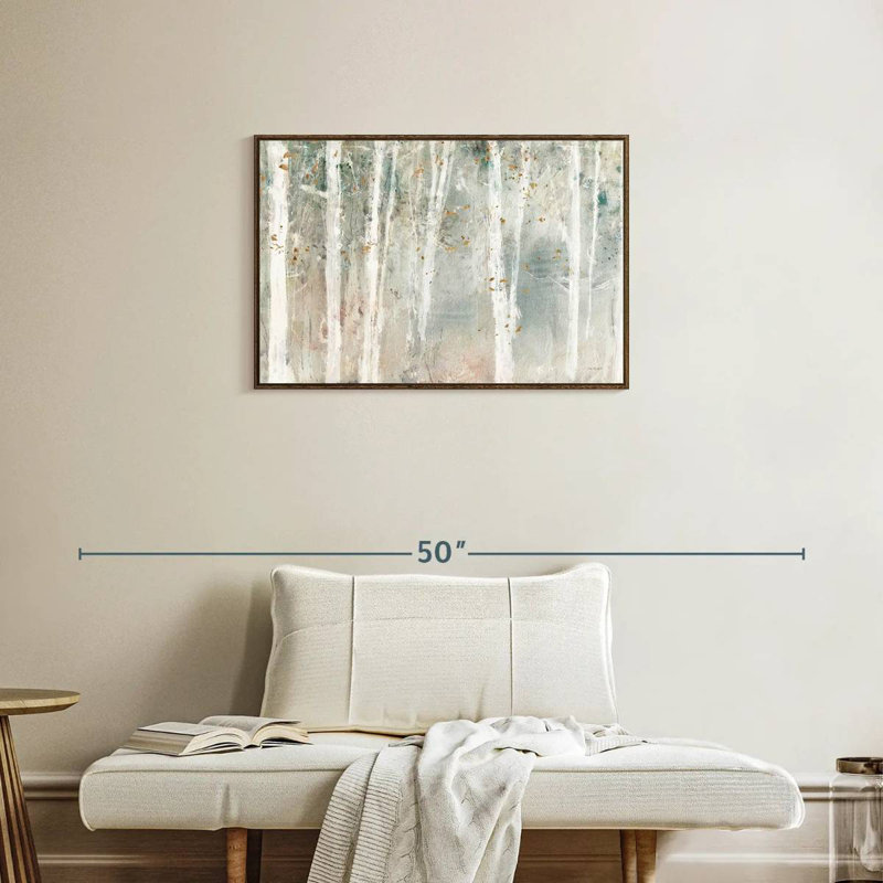 A Woodland Walk I, Cadre flottant noyer, 31 po x 21 po