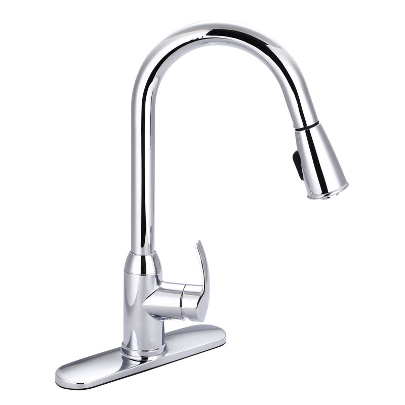 Banner Faucets Castille Pull Down Kitchen Faucet, Chrome