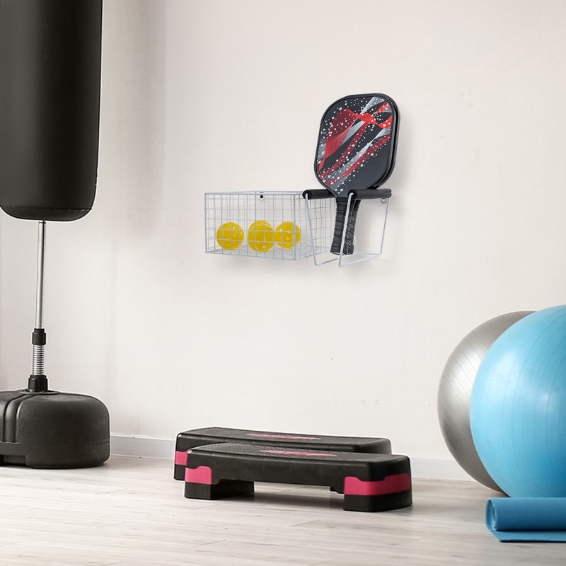 Metal Wall Mounted Multi-Use Sports Rack
