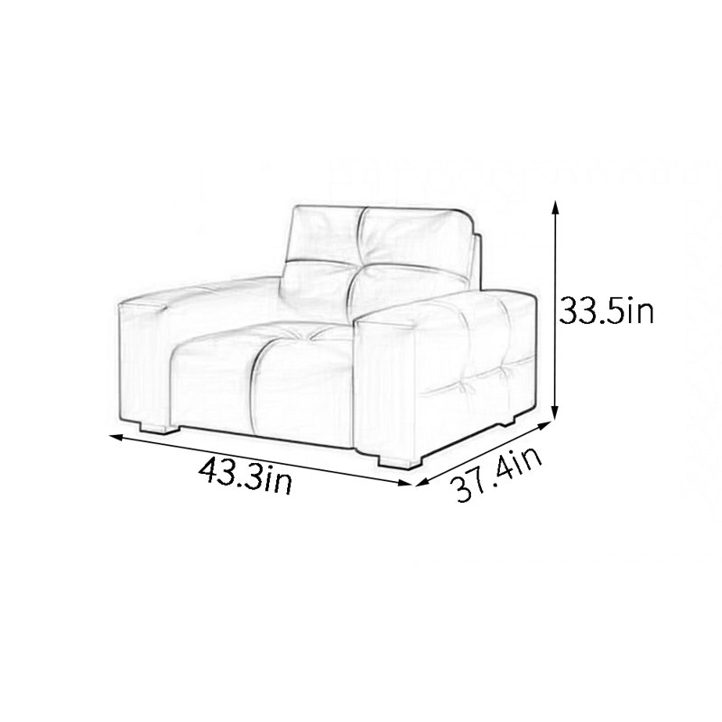 Chaise d'appoint moderne et simple italienne