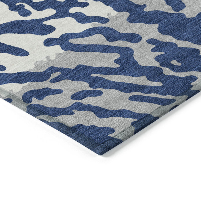  Tapis intérieur / extérieur mâle avec envers antidérapant, Rectangle 1 pi 8 po x 2 pi 6 po