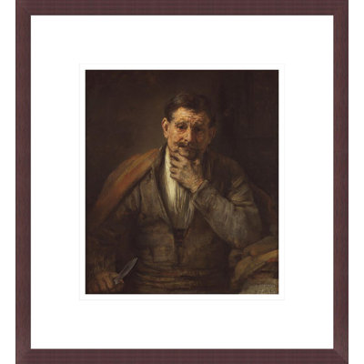 «St. Bartholomew» par Rembrandt van Rijn - Estampe numérique encadrée