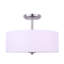 Plafonnier semi-encastré tambour 3 lumières Broyles-24687919