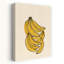«Yellow Banana Bunch Modern Organic Fruit Tropical», reproduction d'art murale-129771029