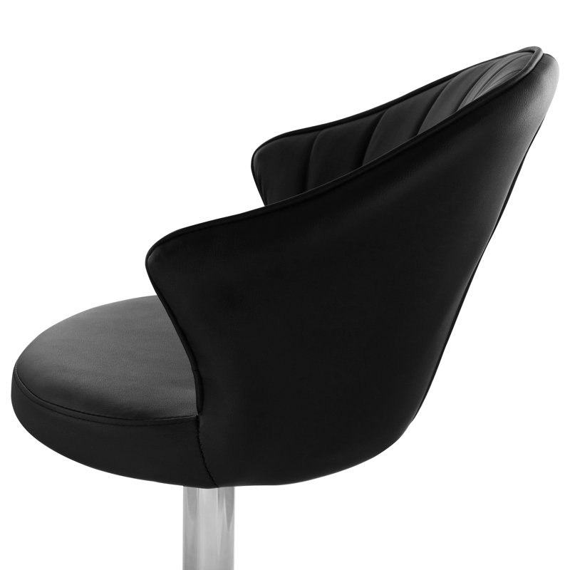 Tabouret de bar Jaretsy, Noir