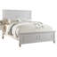 Lit grand contreplaqué 85,4 po x 64,6 po x 47,2 po avec panneau de particules haut et tête de lit