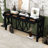 60-Inch Wood Console Table with Spacious Drawers, X-Leg Design-788878811