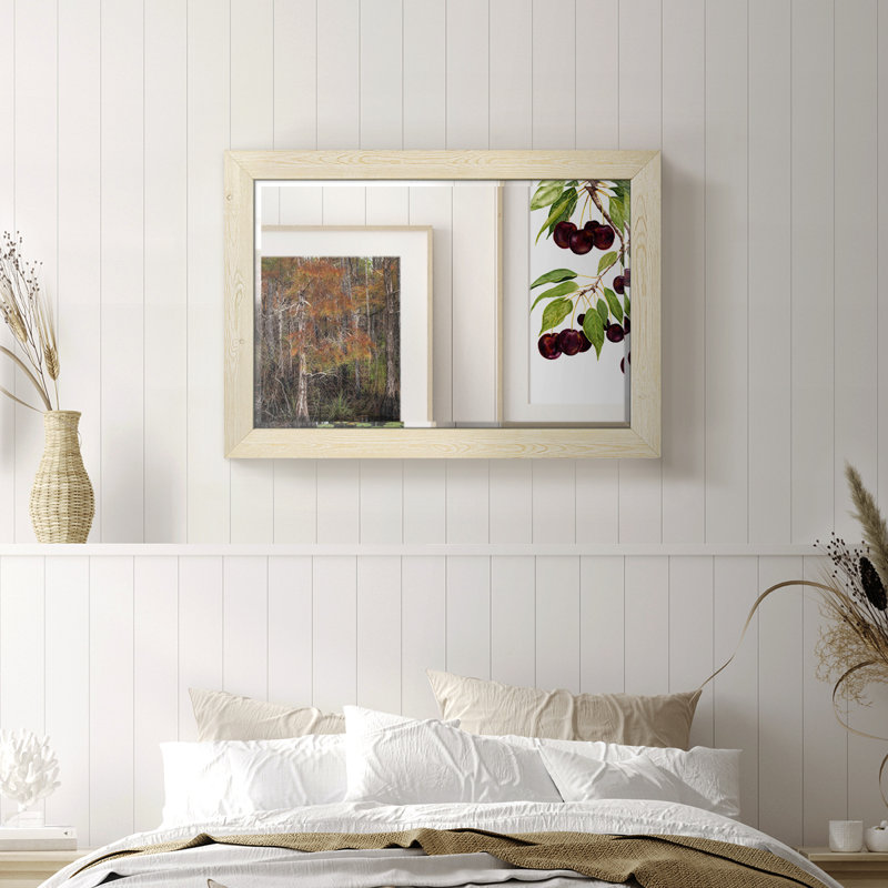 Migel Mirror, 42" x 30", Beige