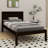 Chares Wood Platform Bed With Headboard-711956073-711956069