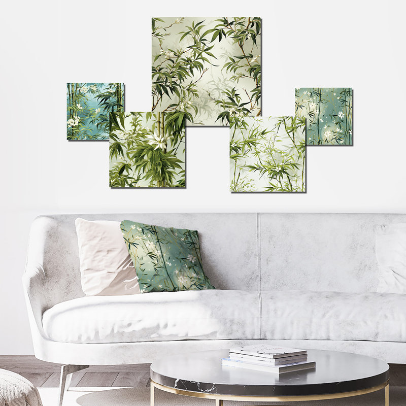 Gaubert - Ensemble d'art mural abstrait de 5