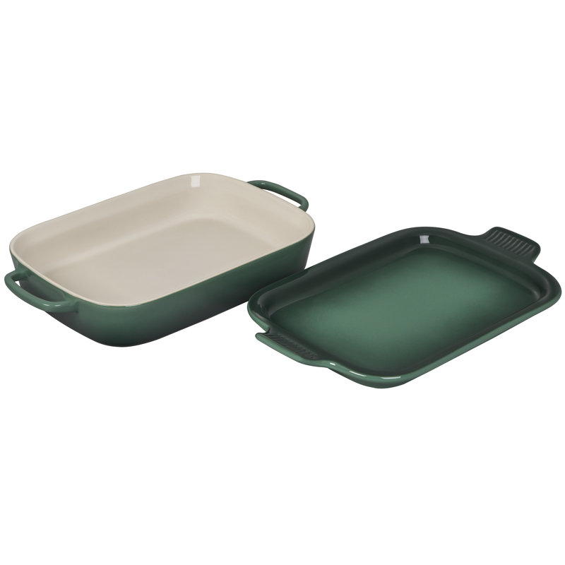 Le Creuset Rectangular Dish With Platter Lid Le Creuset Stoneware