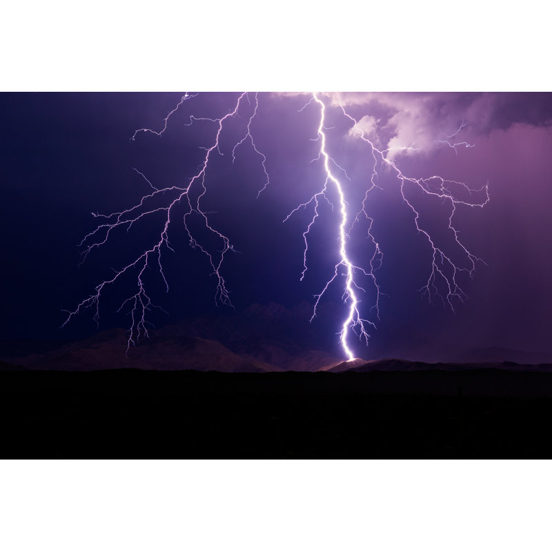 Lightning Bolt - Photographie sur toile tendue, H 8 po x l 12 po x P 1,25 po