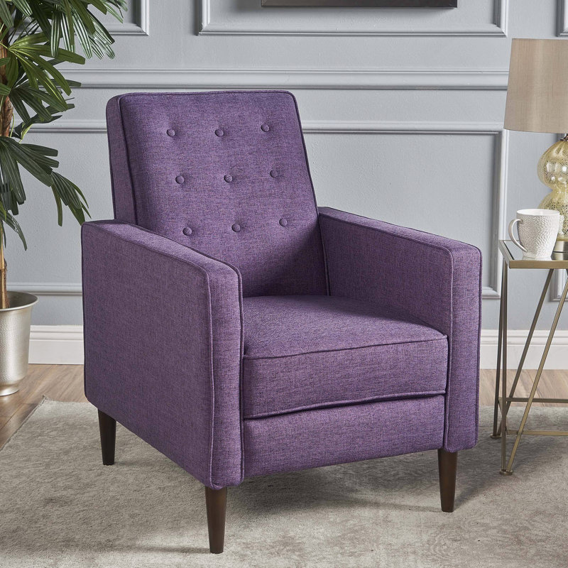 Fauteuil inclinable, Tissu mauve