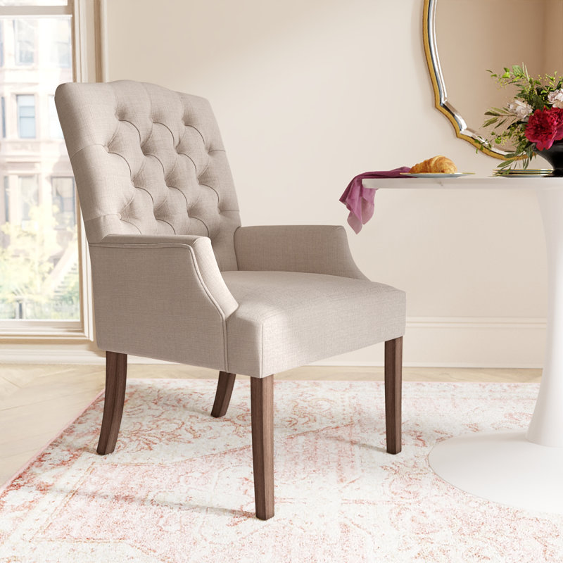 Fauteuil Kondo, Lin beige