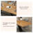 Brown Rectangular Solid Wood Dining Table-2118108495