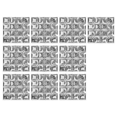 10pc Crystal Tile Stickers DIY Self-Adhesive Wall Stickers