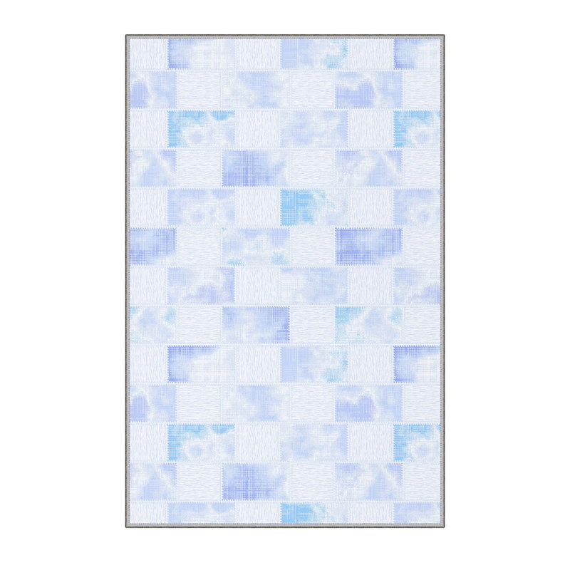 Tapis de couloir élégant (39,4 po x 78,7 po), 100% polyester, d'une hauteur de poils de 0,3 po | Antibactérien, antidérapant, dessous lavable à la machine | Imprimé numérique 3D, durable et doux pour la décoration intérieure