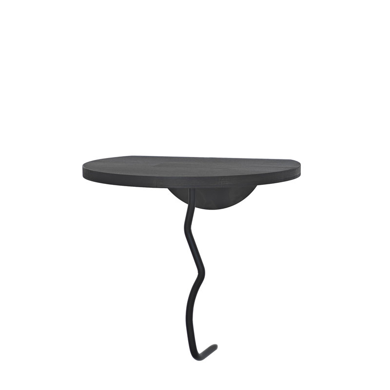 Locelso Wood Floating Shelf, Grey, 35cm H x 35cm W x 10cm D