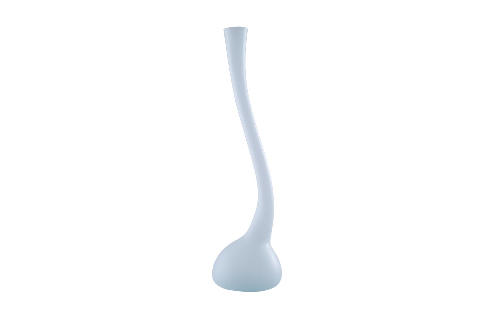 Highland Dunes Charron Frosted Corkscrew Floor Vase | Wayfair