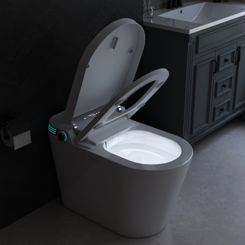 Built-In Tank 900G MAP Smart Bidet Toilet, Auto Flush, Heated Seat, Multi Cleaning, LED Display