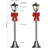 2" Solar Lamp Post Lights Outdoor, 2-pack Vintage Led Street Lights, Waterproof, Adjustable Height, Dusk-to-dawn For Garden, Pathway, Driveway, Yard, Patio