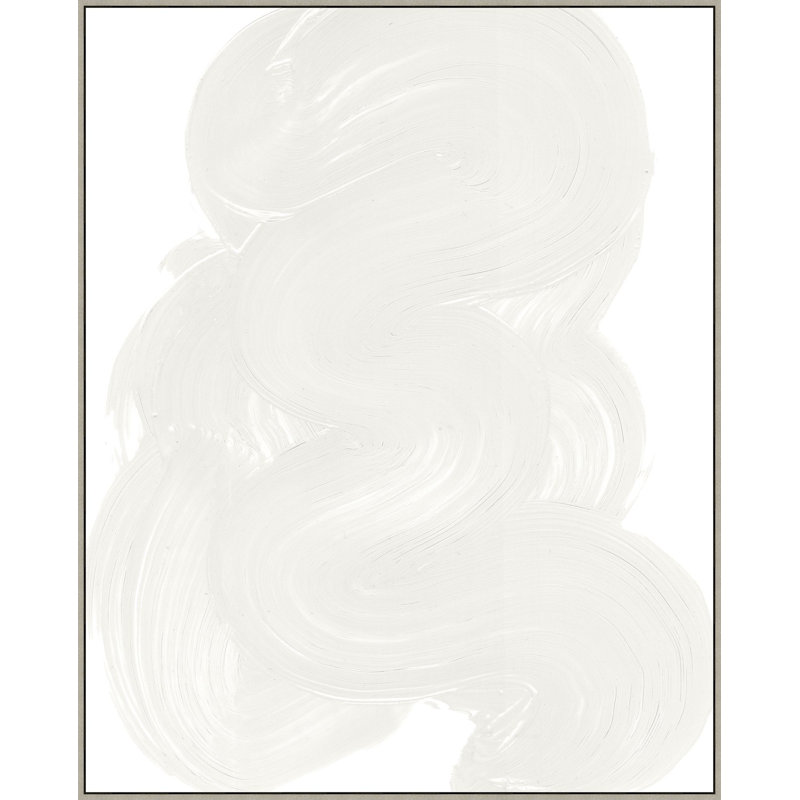 Neutral Swirl 3 Painting by Thom Filicia