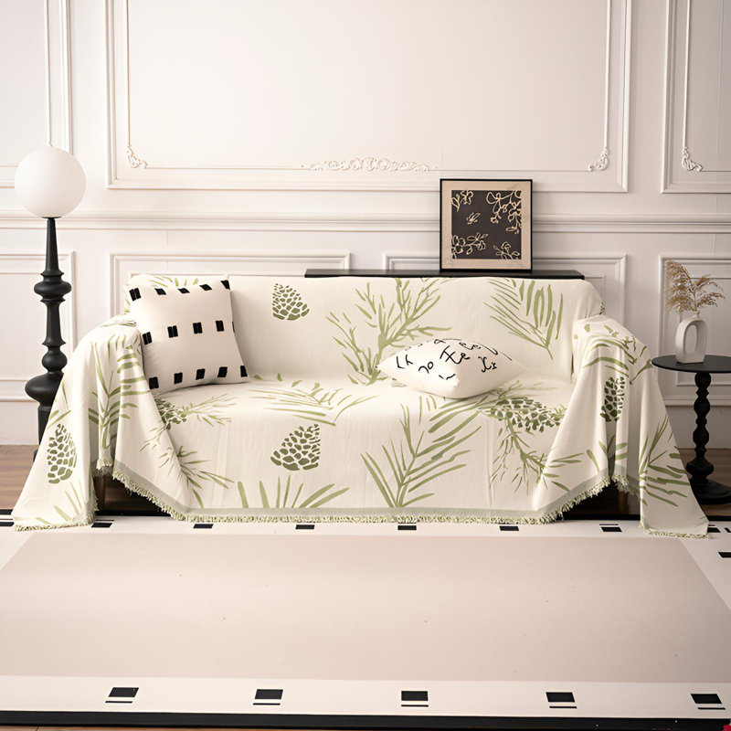 Dustproof Sofa Cover, Cat Scratch And Non-Slip Sofa Throw, 0.8" H x 78.74" W x 70.86" D