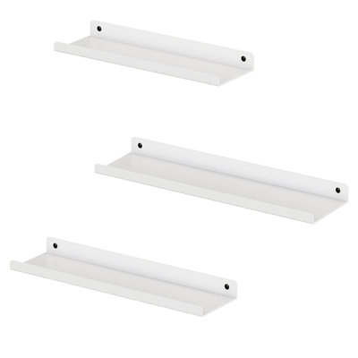 3 Piece Metal Floating Shelf
