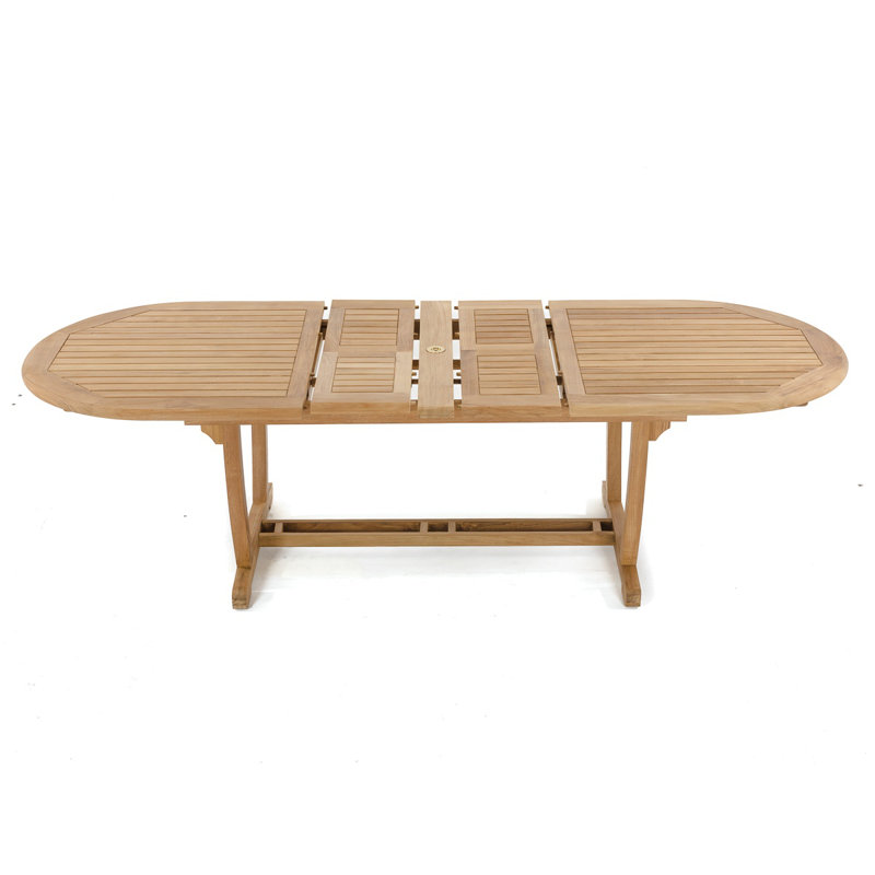 Outdoor Oval Teak Dining Table