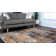 Elleker Abstract Brick Red Area Rug