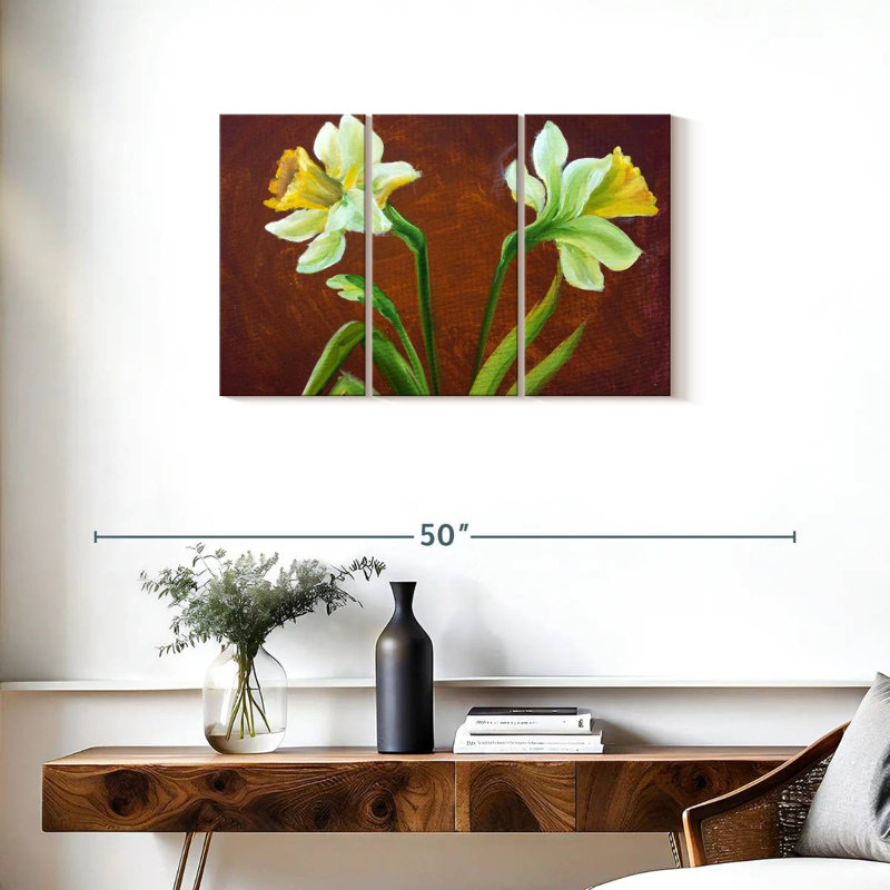 Peinture Harnek Narcissus, H 20 po x l 33 po