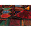 Tapis orange Teimani 3 pi 7 po x 5 pi 2 po