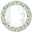 Fleurs vertes 4 - Miroir traditionnel-40086749-40239129