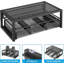 Metal Monitor Stand Riser And Computer Desk Organizer With Drawer,Black