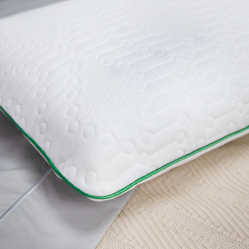Fresh And Clean Classic Comfort Memory Foam Pillow With Ultra-Fresh Treated Fabric