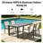 70.9'' 4-Person Outdoor Patio Dining Set – 5-Piece Set