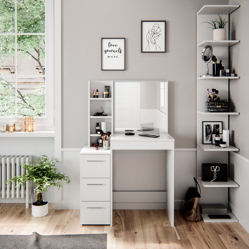 Lacen Dressing Table with Mirror