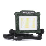 Portable LED Work Flood Light Powered by 18-20v Battery or Wall Plug (3 Brightness Settings)